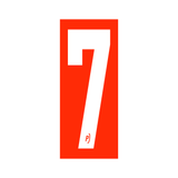 Precision Kart Number Sticker (Single)