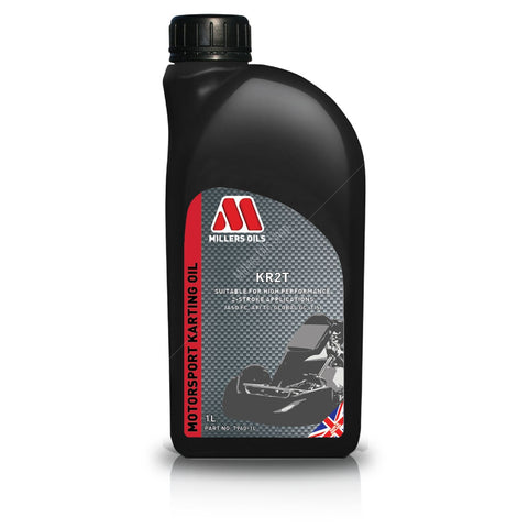 Millers Oils KR2T Fully Synthetic CIA-FIA Approved Rotax Oil 1L