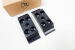 Pair of Flush Fitting Engine Mount Clamps 30mm x 92mm