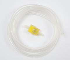 Two Meters of Clear Fuel Pipe with Filter