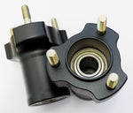 Pair of Black 17 mm x 75 mm Front Hubs