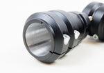 Black 50mm x 115mm Long Rear Hubs