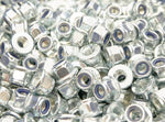 M8 Flanged Zinc Plated Nyloc Nuts