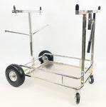 Righetti Ridolfi Chrome 4 Wheel Trolley with Shelf