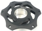 Black Double Bolt 50mm Aluminium Sprocket Carrier