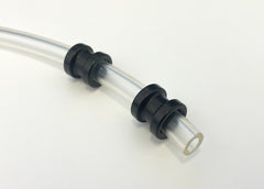 Pair of Black Fuel Pipe Holder / Fasteners