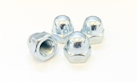 Set of 4 M8 Dome Head Nuts for Seat Bolts