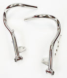 Chrome Universal 180mm Pedal Set