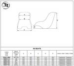 Righetti Ridolfi X Seats Flat Bottom Seat with Padding