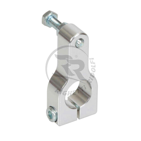 Silver Aluminium Pedal Stop Bracket 20mm I/D